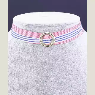 Чокер (браслет на руку без застібки) смугастий Flora Secret бавовна 42 см