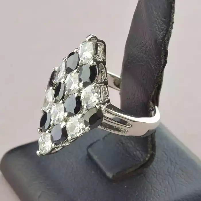 🏷️️ Набір Підвіска + Кільце + Сережки Winniana Фіаніт 44 см. ss_93674