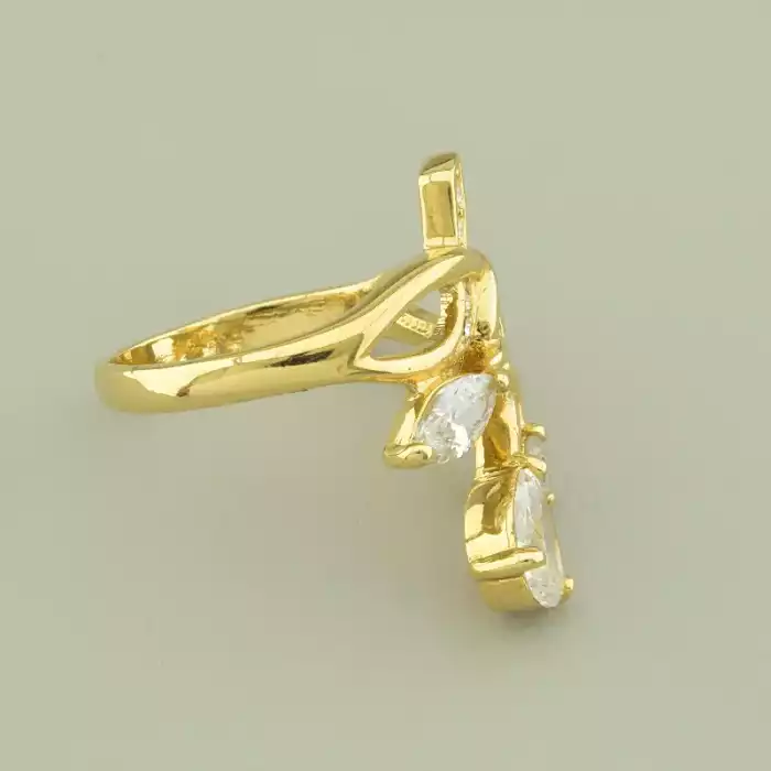 🏷️️ Каблучка Фіаніт (позолота 14k) ss_103205