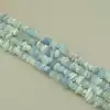 🏷️️ Намистини Аквамарин 40 см. на нитці (натуральне каміння, без застібки) F-103311
