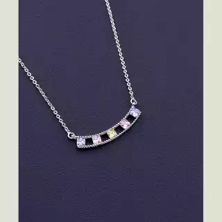 Підвіска Xuping Фіаніт 45 см (родій)