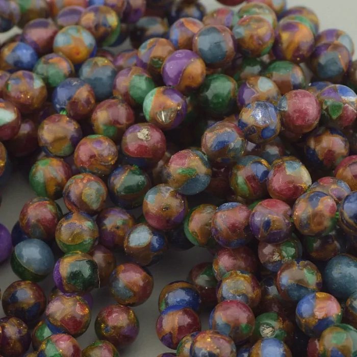 🏷️️ Нитка Яшма 40 см 6 мм (без замка) ss_79242