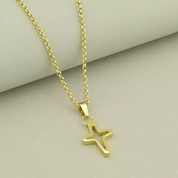 🏷️️ Підвіска хрестик Xuping 46 см (позолота 18к лимонна) ss_104158