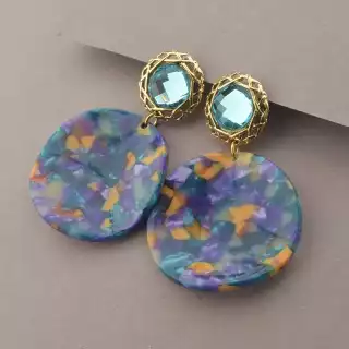 Сережки пусети FJ Сrystal