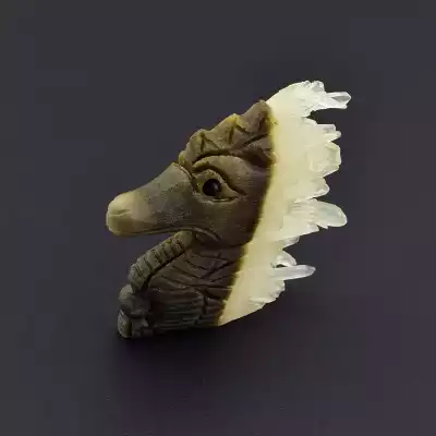 🏷️️ Мінерал Морський коник Кварц F-105483