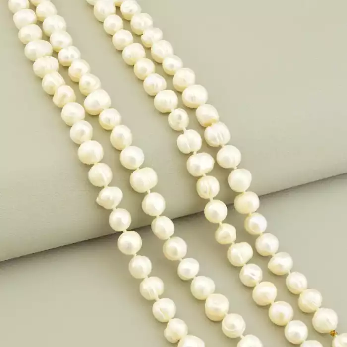 🏷️️ Намисто Перли 120 см F-105687