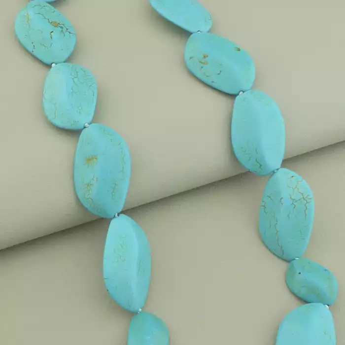 🏷️️ Намисто Бірюза 56 см. ss_98587