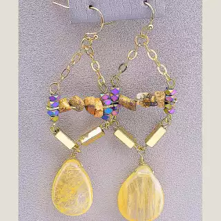 Сережки гачок Волосатик Juleeze