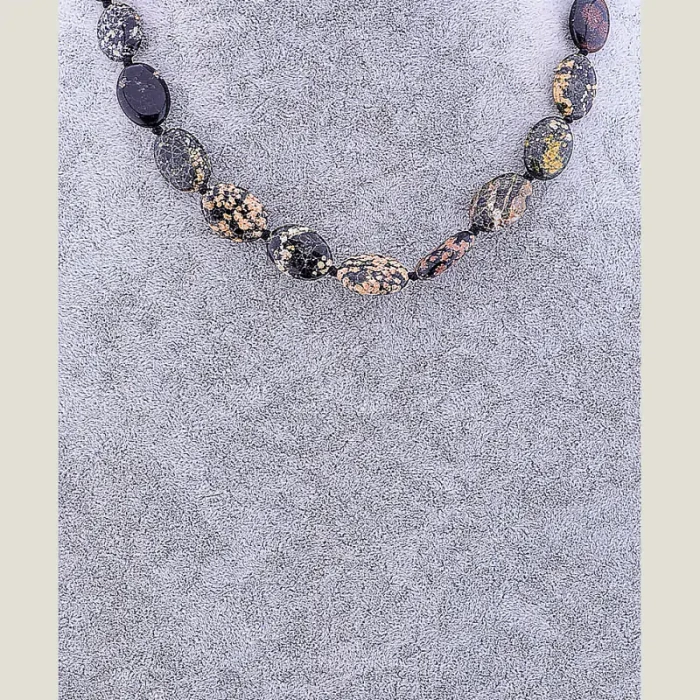 🏷️️ Намисто Яшма 46 см ss_74572