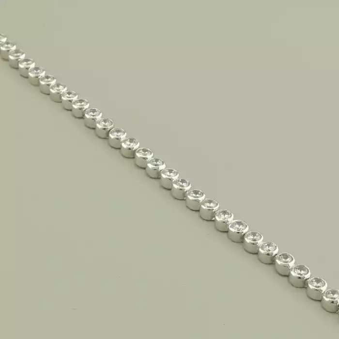 🏷️️ Браслет складний Winniana (Італія) Фіаніт 20 см. ss_92974