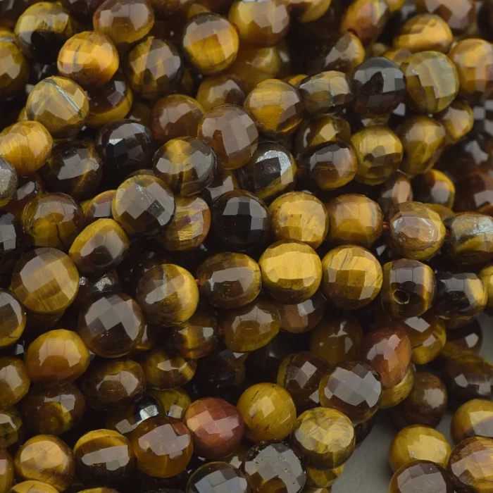 🏷️️ Нитка Тигрове око 39 см (без замка) ss_85842