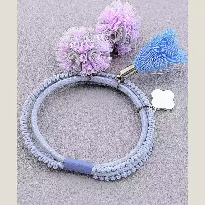 🏷️️ Резинка для волосся Flora Secret тканина F-41599