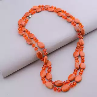 Намисто Яшма 120 см