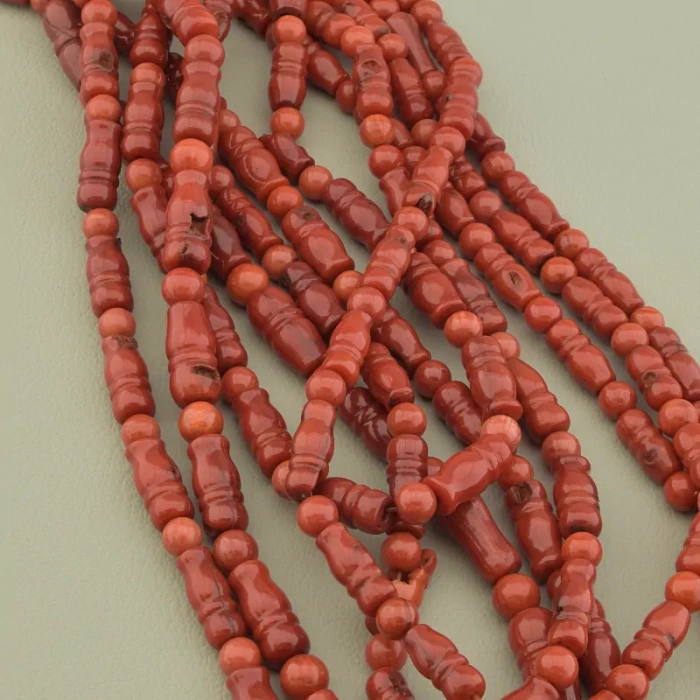 🏷️️ Нитка Корал 44 см. 5 мм. ss_103098