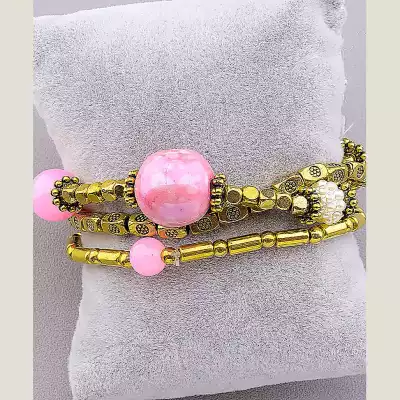 🏷️️ Браслет без застібки метал 17 см F-18558