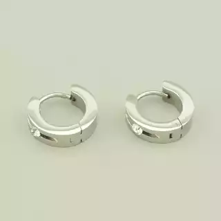 Сережки для повсякденного носіння кільця Xuping Фіаніт (родій)