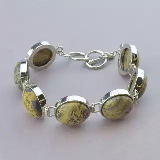 Браслет петля Яшма 20 см.