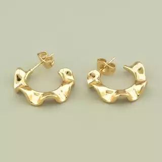 Сережки модні пусети Xuping (позолота 18к)