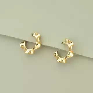 Сережки модні пусети Xuping (позолота 18к)