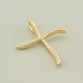 Кулон Xuping Фіаніт (позолота 18к)