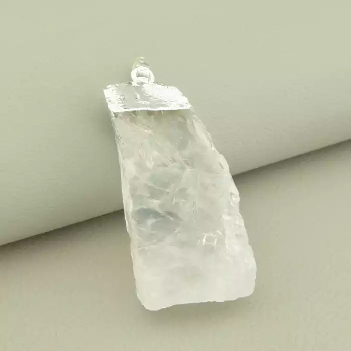 🏷️️ Кулон Гірський кришталь 50х30мм. ss_104363