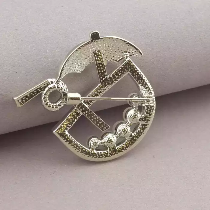 🏷️️ Брошка бокал Фіаніт FJ ss_68979