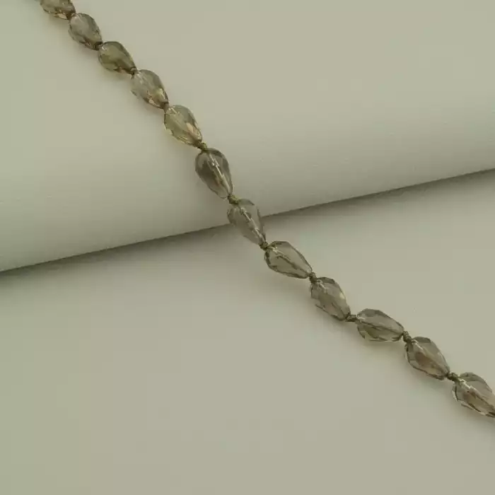 🏷️️ Намисто Раухтопаз 46 см. ss_97192