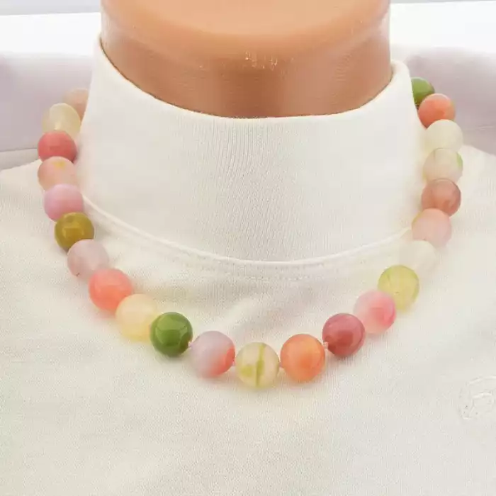 🏷️️ Намисто Агат 43 см F-105484