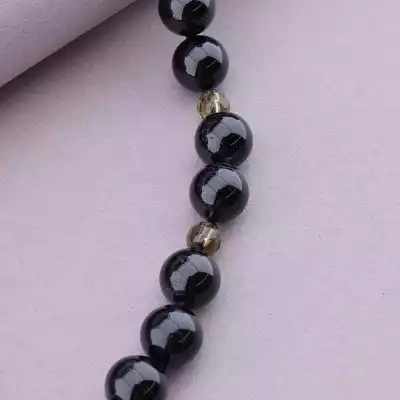 🏷️️ Намисто Турмалін, Раухтопаз 50 см F-91006