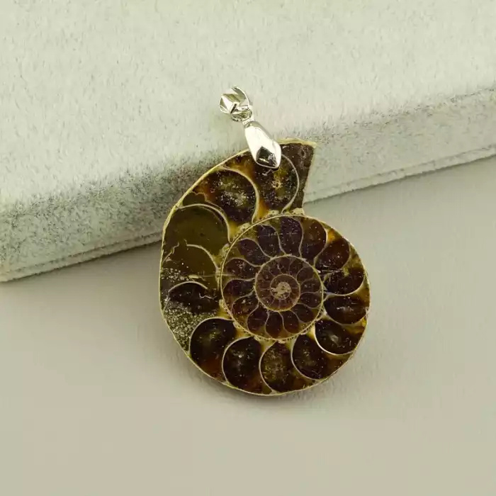 🏷️️ Кулон Аммоніт 40x35мм. F-106093