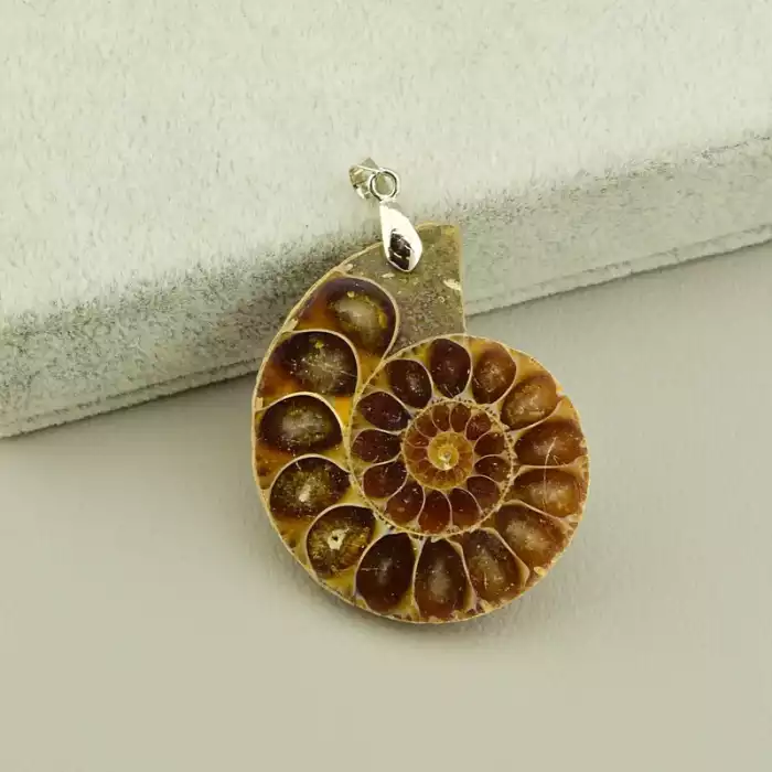 🏷️️ Кулон Аммоніт 40x35мм. F-106093