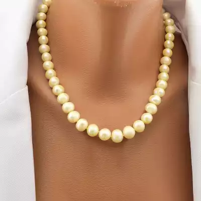 🏷️️ Намисто Перли для вечірнього образу 43 см F-106295