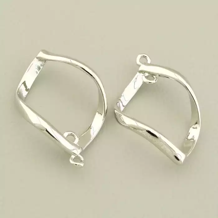 🏷️️ Кулон 30х20мм. (родій) F-106397