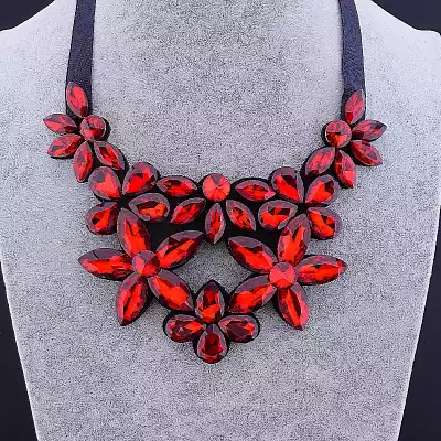 🏷️️ Підвіска квіти FJ Сrystal 45 см F-48663