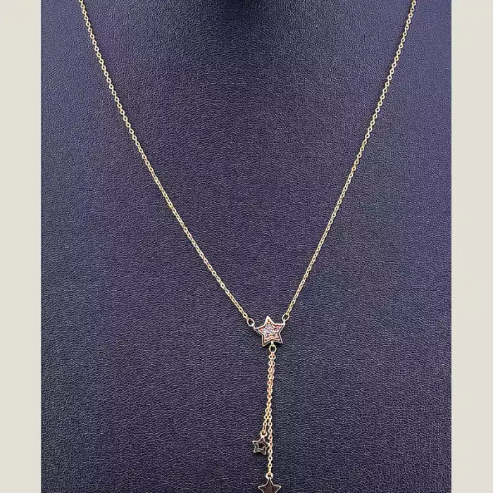 🏷️️ Підвіска зірки Xuping Фіаніт 45 см (позолота 18к) ss_100225