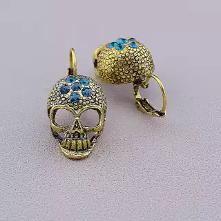 Сережки на англійській застібці Fashion Сrystal