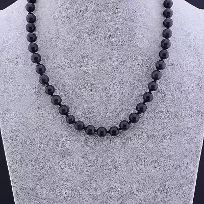 🏷️️ Намисто Котяче око 86 см F-83355