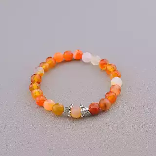 Браслет резинка Сердолік 18 см