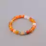 🏷️️ Браслет резинка Сердолік 18 см F-84601