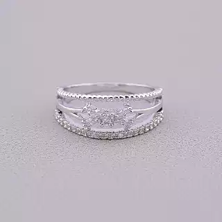 Каблучка Big Dipper Фіаніт (родій)