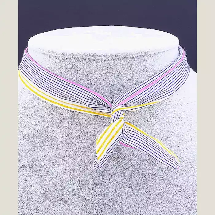 🏷️️ Чокер (браслет на руку без застібки) смугастий Flora Secret бавовна 42 см ss_41800