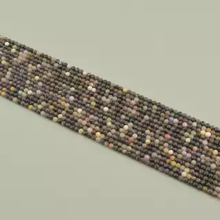 Намистини Самоцвіти 38 см. 3,2мм. на нитці (натуральне каміння, без застібки)