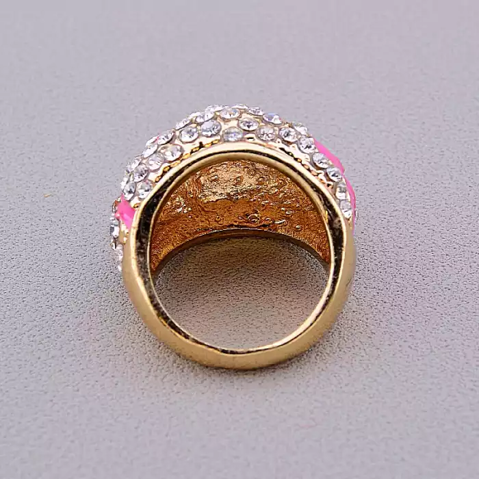 🏷️️ Перстень емаль Сrystal (позолота 18к) ss_42878