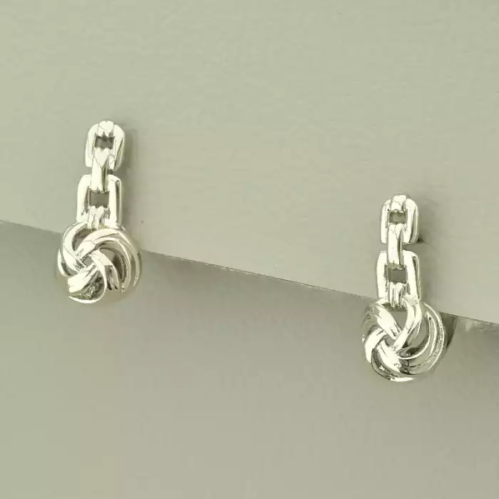 🏷️️ Сережки сучасні англійський замок Xuping (родій) ss_103827