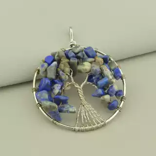 Кулон дерево Содаліт 60x50мм.