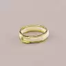 🏷️️ Каблучка Кераміка (позолота 18к лимонна) F-96975