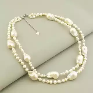 Намисто з перлин (47 см, з карабіном)