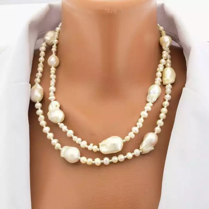 🏷️️ Намисто з перлин (47 см, з карабіном) ss_104871