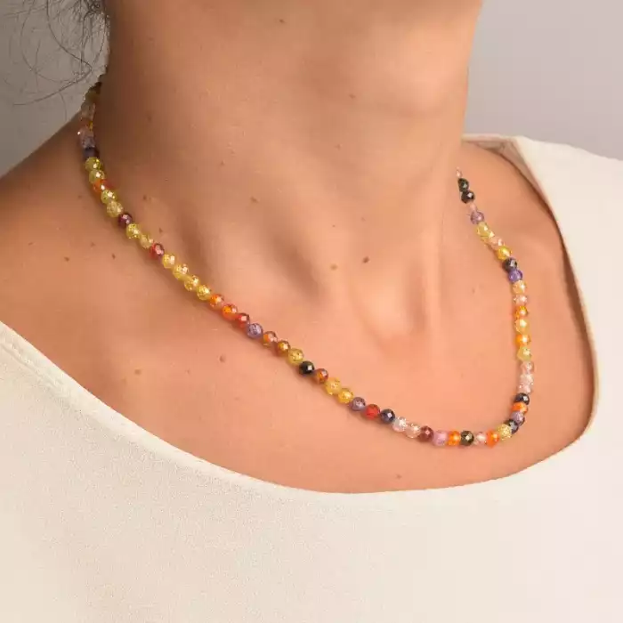 🏷️️ Підвіска Циркон срібло (925 проба) 41 см. ss_89959