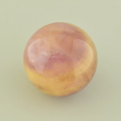 Куля Флюорит (47х47 мм, фіолетовий, жовтий, одиничний екземпляр)